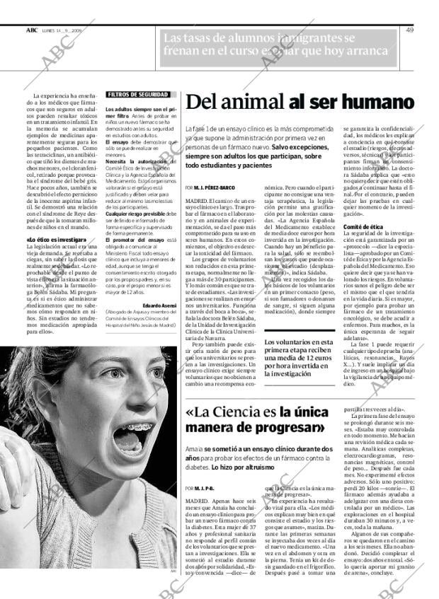ABC MADRID 14-09-2009 página 49
