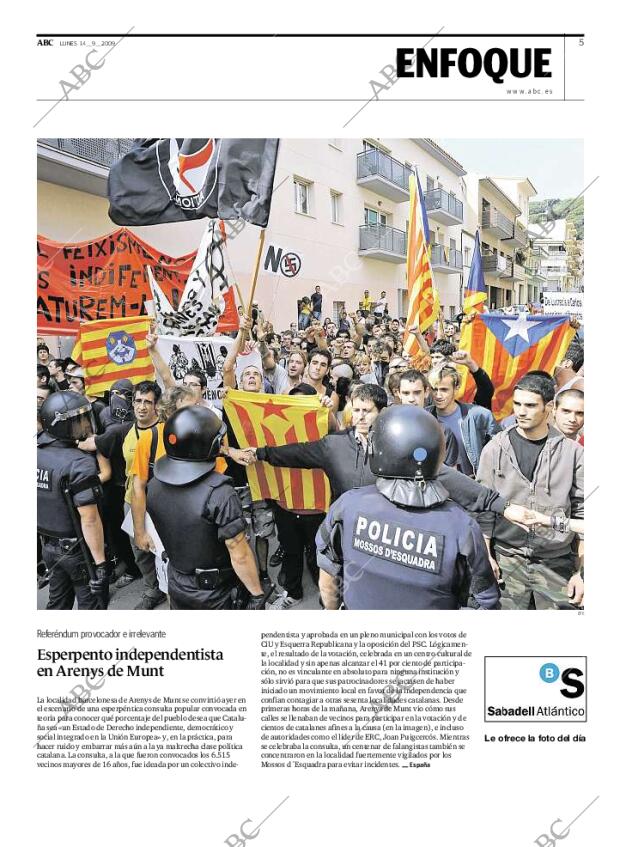 ABC MADRID 14-09-2009 página 5