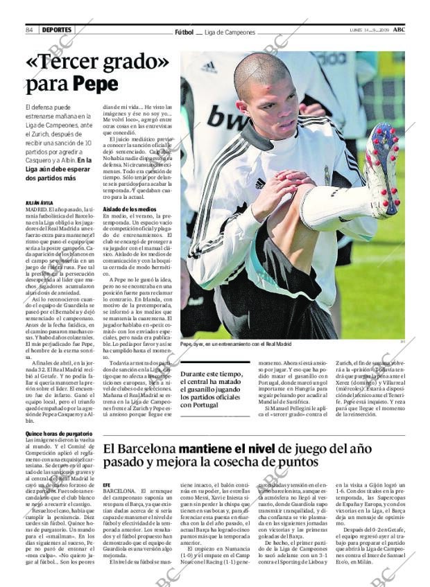 ABC MADRID 14-09-2009 página 84