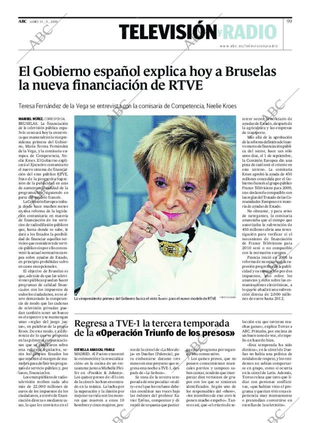 ABC MADRID 14-09-2009 página 99