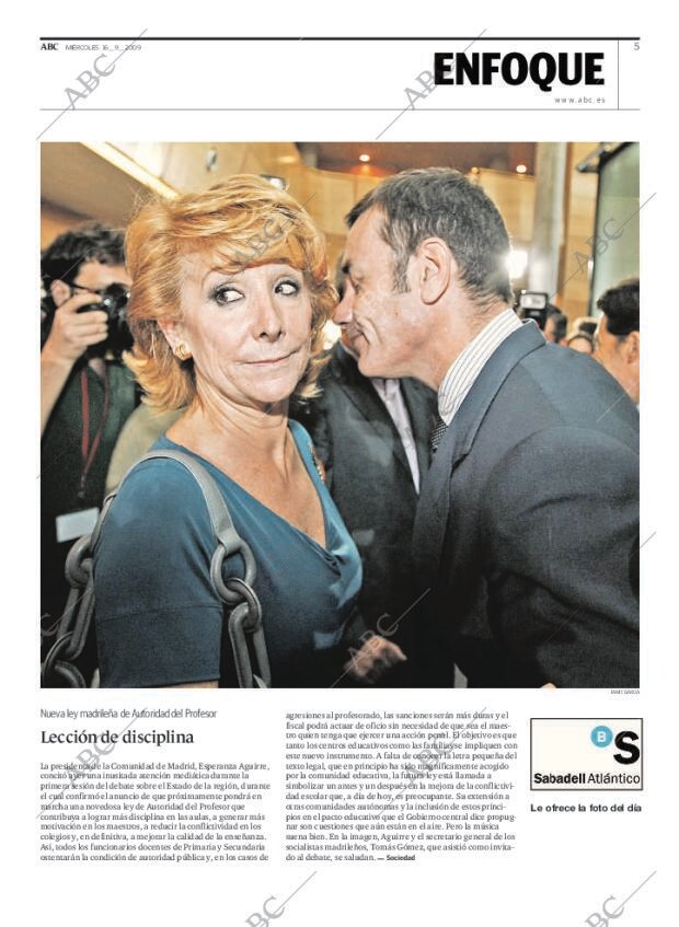 ABC MADRID 16-09-2009 página 5