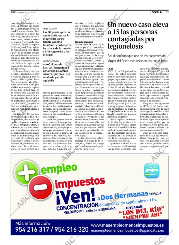 ABC SEVILLA 26-09-2009 página 23