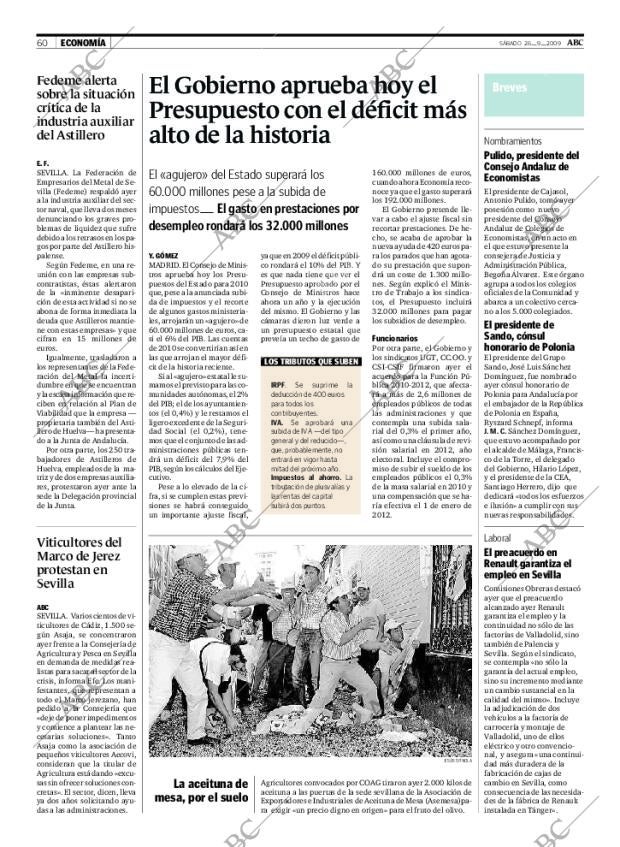 ABC SEVILLA 26-09-2009 página 60