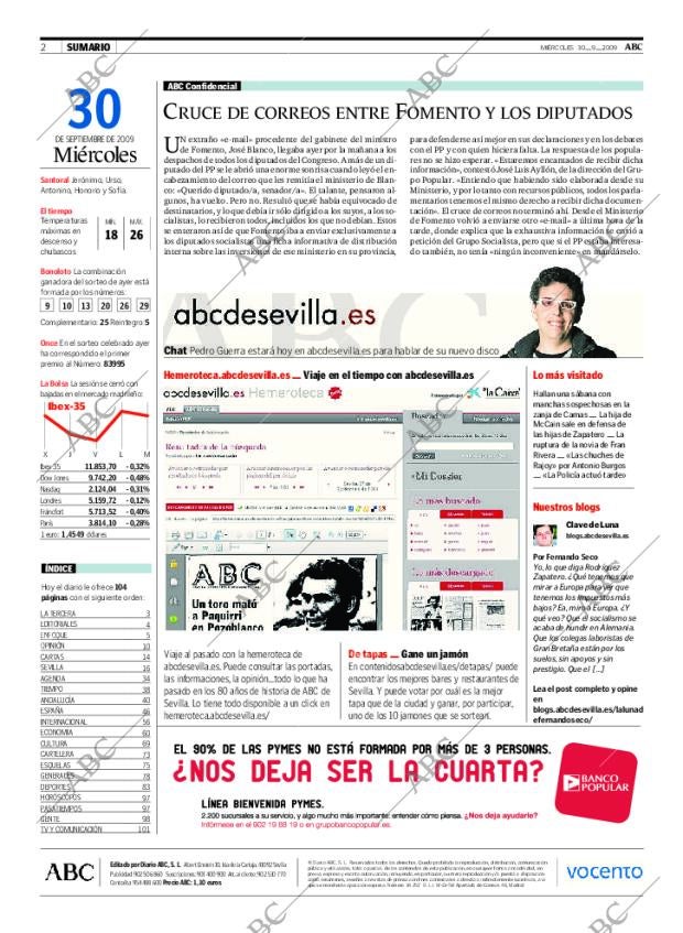 ABC SEVILLA 30-09-2009 página 2