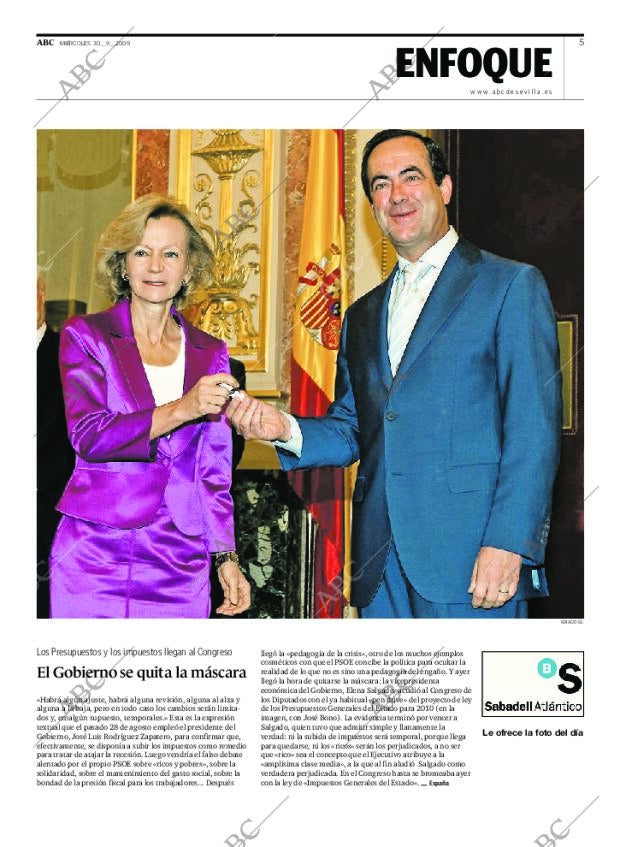 ABC SEVILLA 30-09-2009 página 5