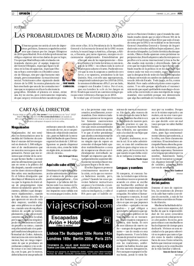 ABC MADRID 02-10-2009 página 12