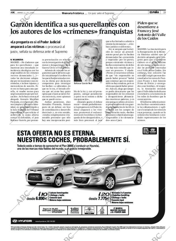 ABC MADRID 02-10-2009 página 19