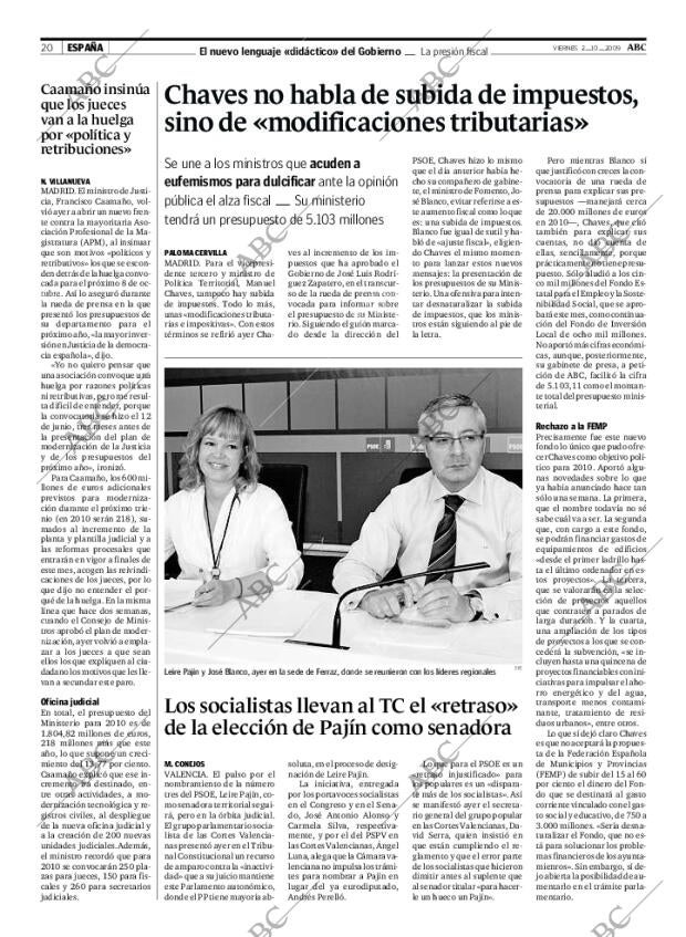 ABC MADRID 02-10-2009 página 20