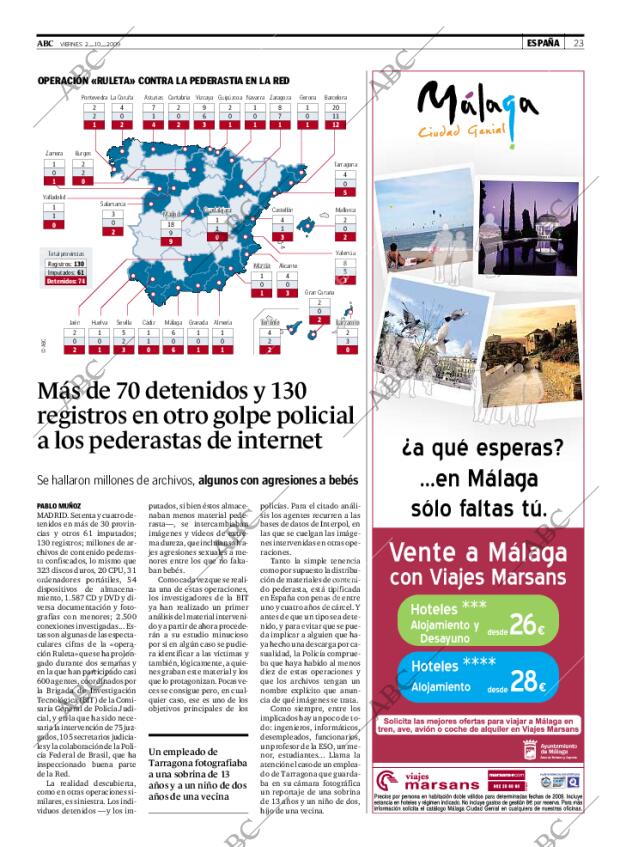 ABC MADRID 02-10-2009 página 23