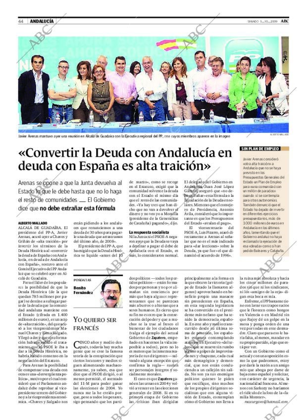 ABC SEVILLA 03-10-2009 página 44