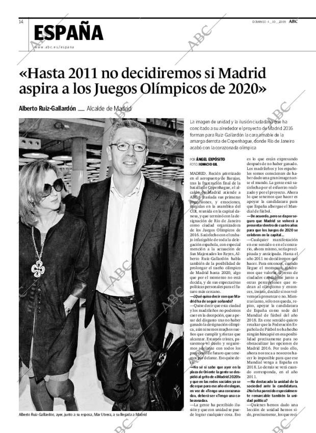 ABC MADRID 04-10-2009 página 16
