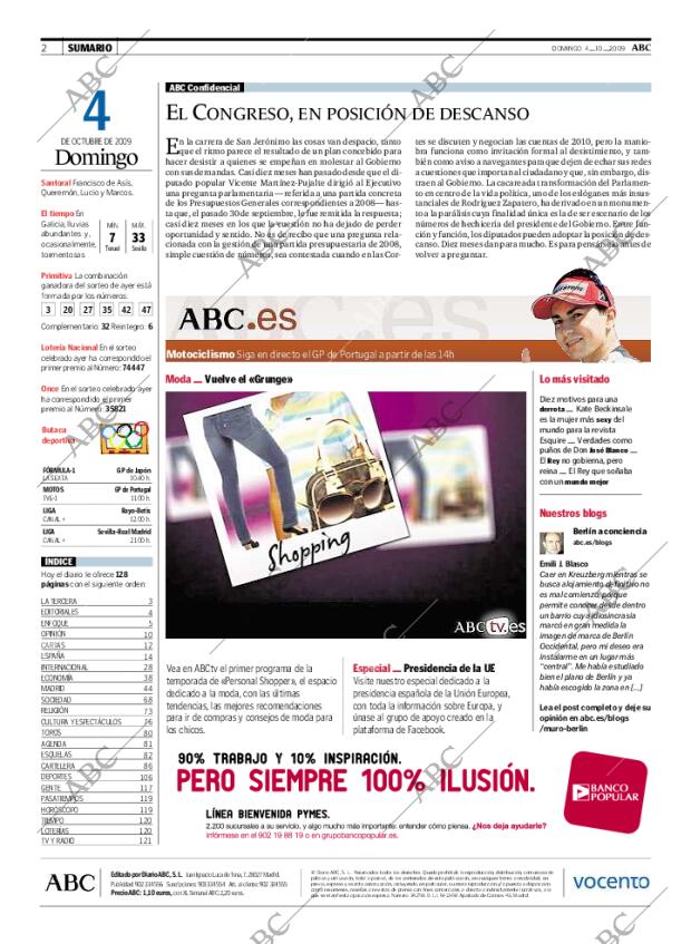 ABC MADRID 04-10-2009 página 4