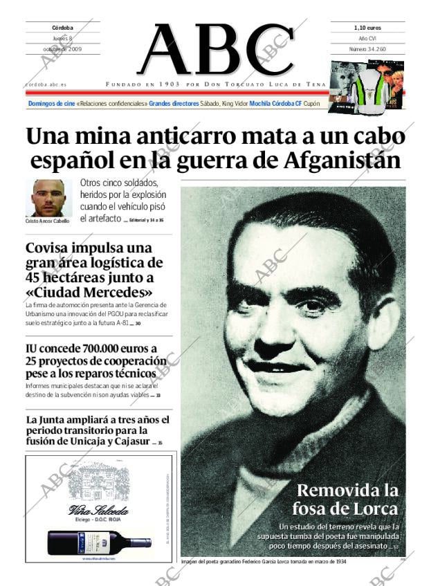 ABC CORDOBA 08-10-2009 página 1