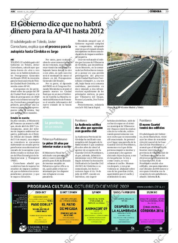 ABC CORDOBA 08-10-2009 página 39