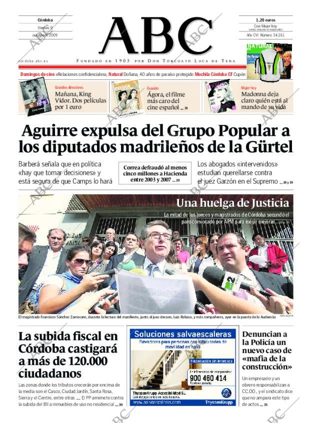 ABC CORDOBA 09-10-2009 página 1