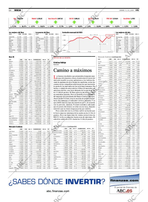 ABC SEVILLA 09-10-2009 página 64