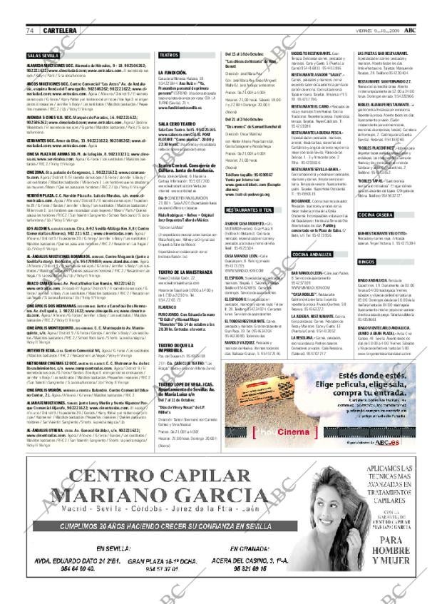 ABC SEVILLA 09-10-2009 página 74