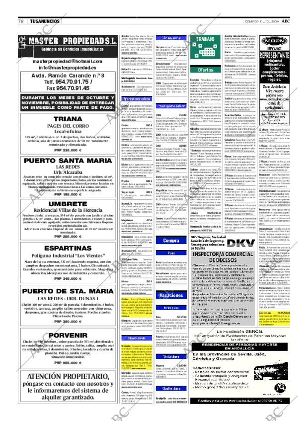 ABC SEVILLA 11-10-2009 página 80