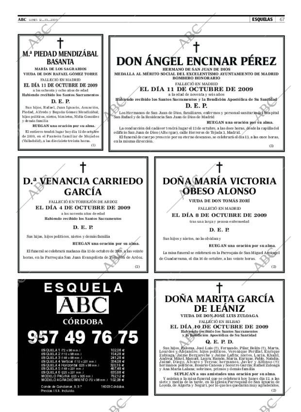 ABC CORDOBA 12-10-2009 página 67