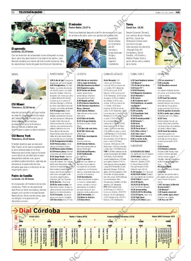 ABC CORDOBA 12-10-2009 página 86