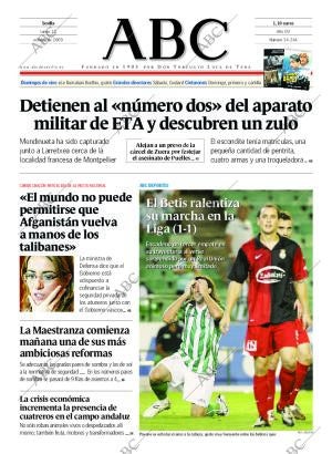 ABC SEVILLA 12-10-2009 página 1