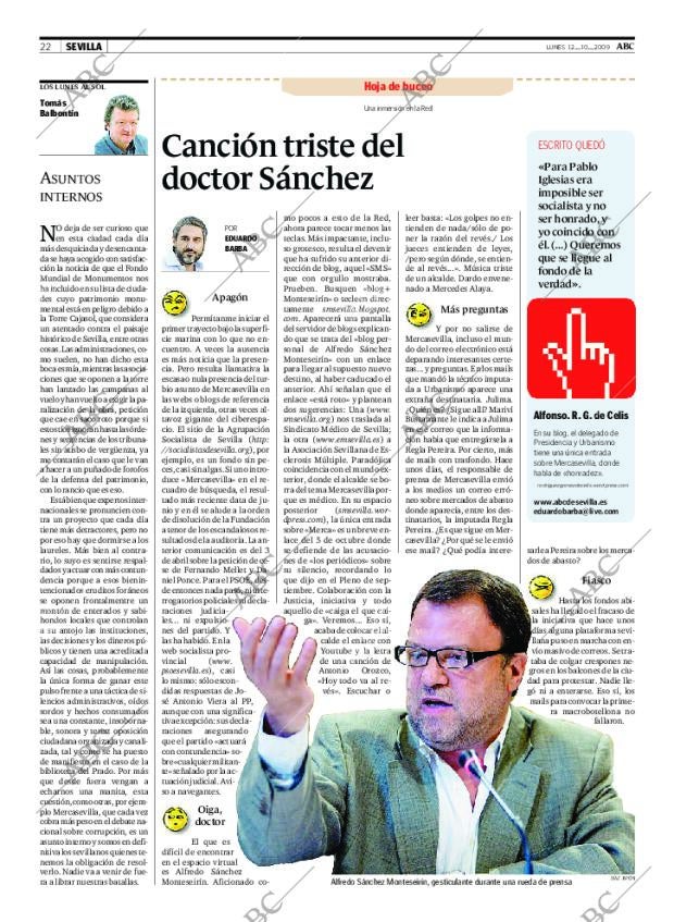 ABC SEVILLA 12-10-2009 página 22