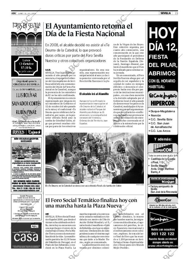 ABC SEVILLA 12-10-2009 página 23