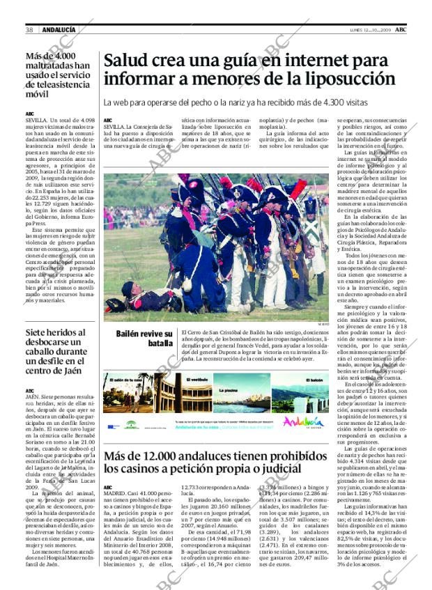ABC SEVILLA 12-10-2009 página 38