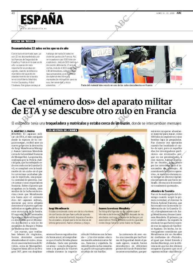 ABC SEVILLA 12-10-2009 página 40