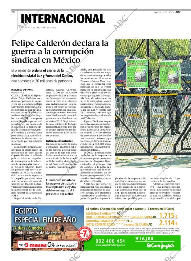 ABC CORDOBA 13-10-2009 página 28
