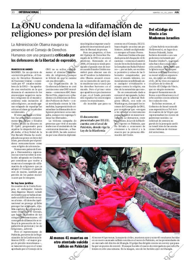 ABC CORDOBA 13-10-2009 página 30
