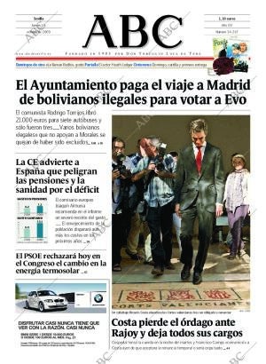ABC SEVILLA 15-10-2009 página 1