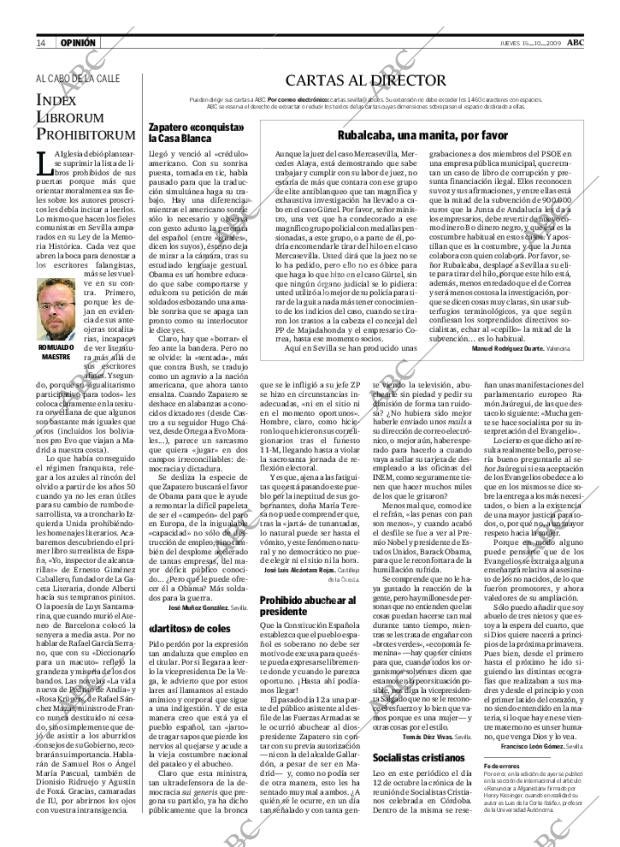 ABC SEVILLA 15-10-2009 página 14