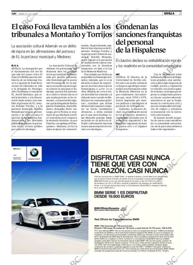 ABC SEVILLA 15-10-2009 página 21