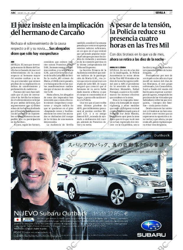 ABC SEVILLA 15-10-2009 página 27