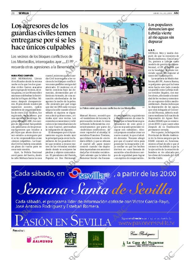 ABC SEVILLA 15-10-2009 página 28
