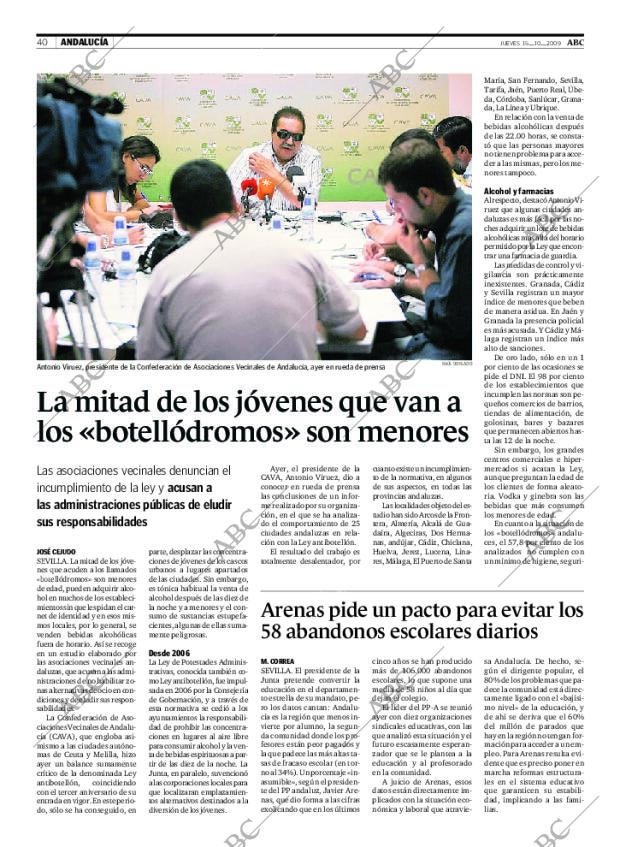 ABC SEVILLA 15-10-2009 página 40