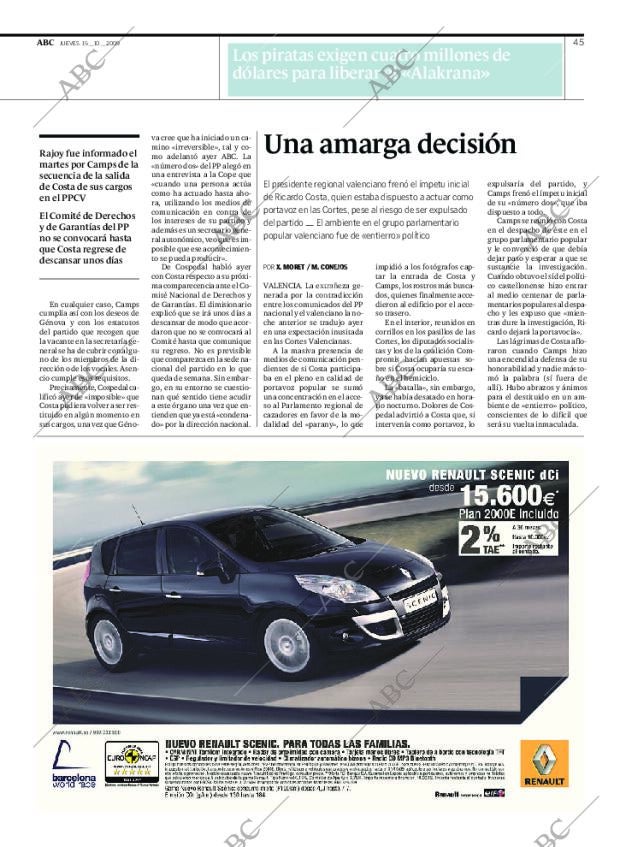 ABC SEVILLA 15-10-2009 página 45