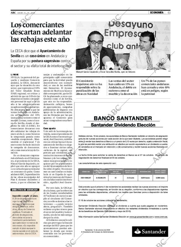 ABC SEVILLA 15-10-2009 página 61