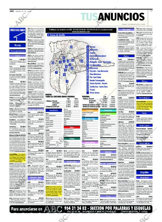 ABC SEVILLA 15-10-2009 página 77