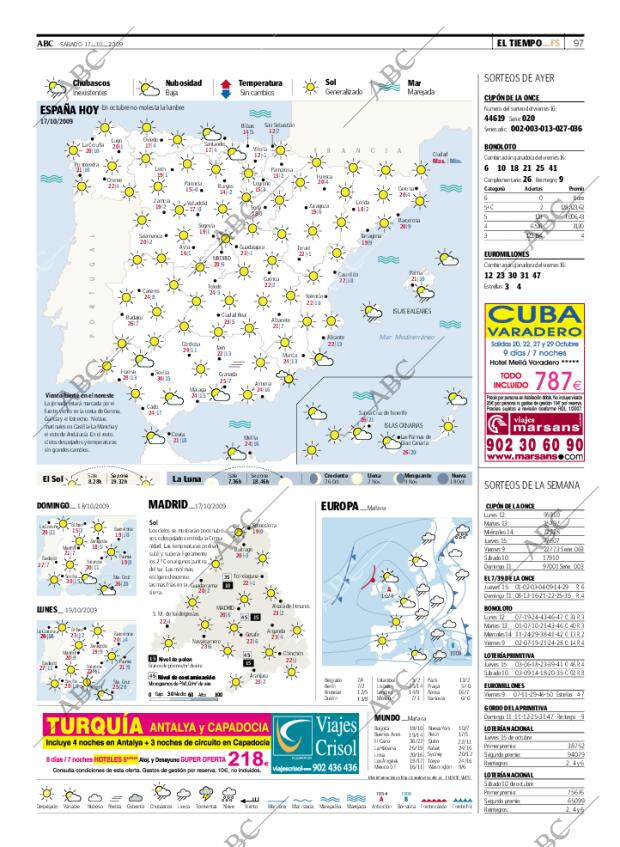 ABC MADRID 17-10-2009 página 97