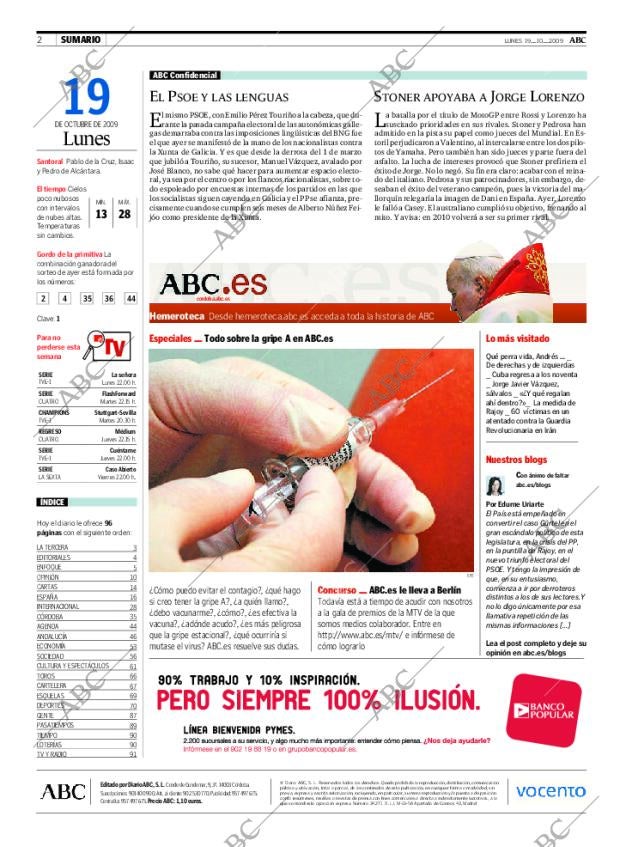 ABC CORDOBA 19-10-2009 página 2