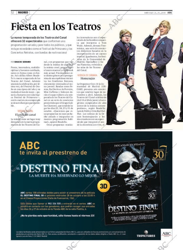ABC MADRID 21-10-2009 página 52