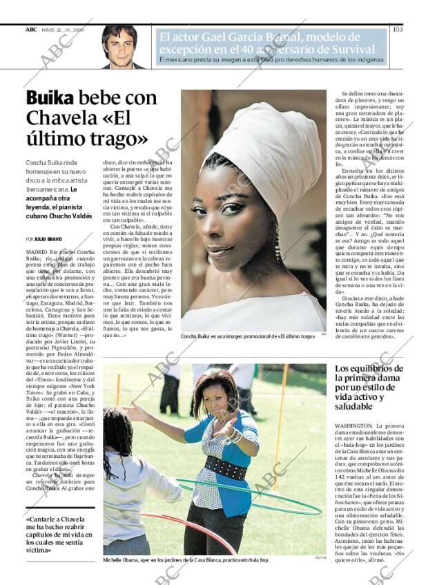 ABC MADRID 22-10-2009 página 103