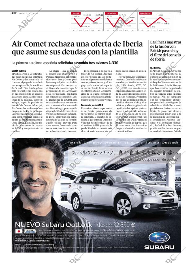 ABC MADRID 22-10-2009 página 37