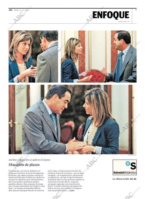 ABC MADRID 22-10-2009 página 5