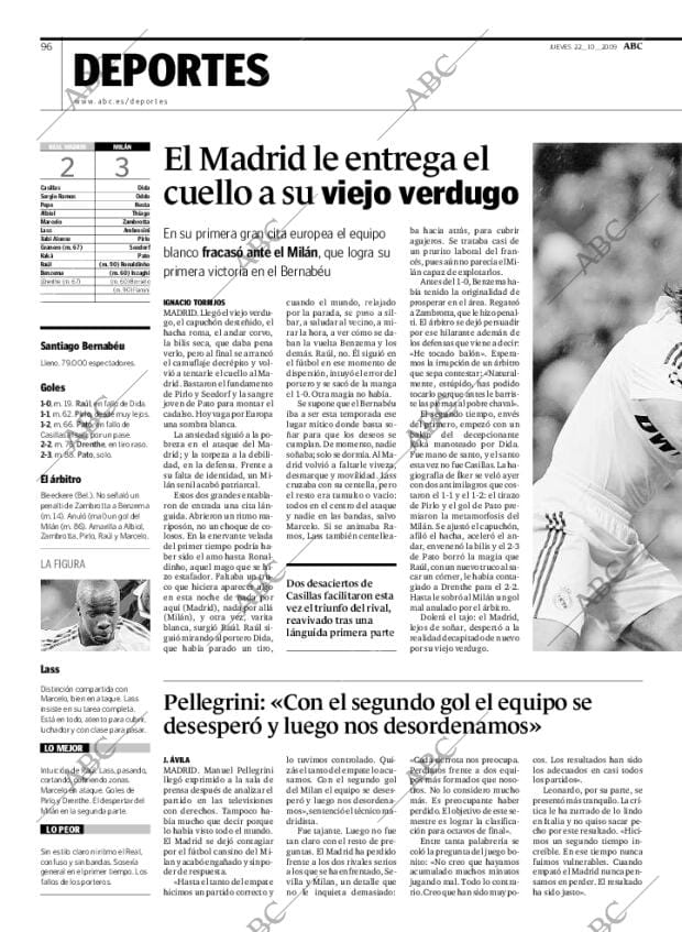 ABC MADRID 22-10-2009 página 96