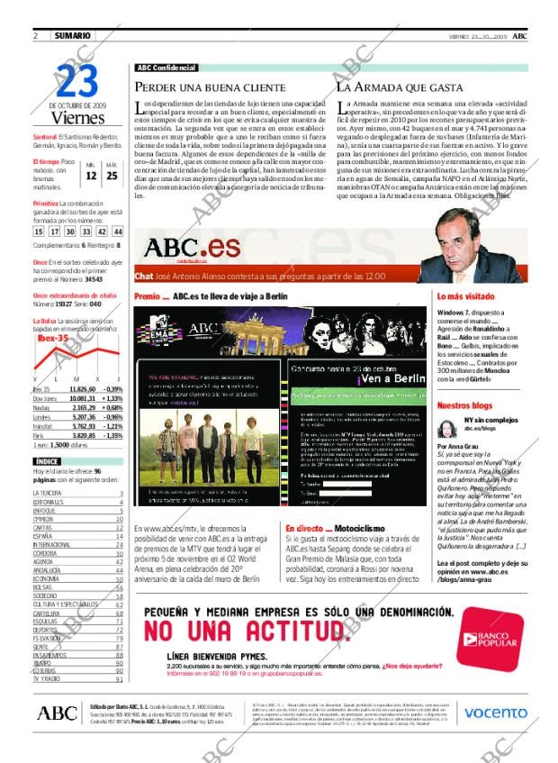 ABC CORDOBA 23-10-2009 página 2