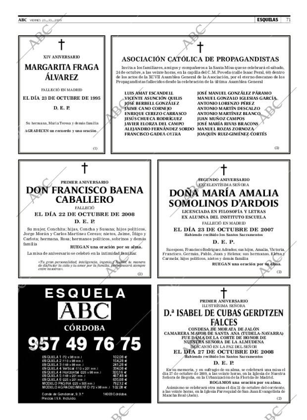 ABC CORDOBA 23-10-2009 página 71