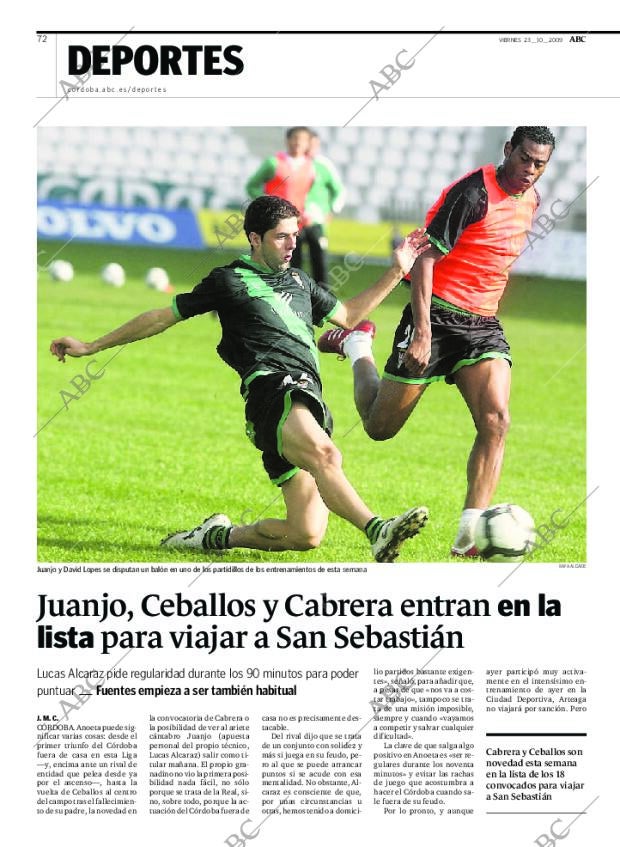 ABC CORDOBA 23-10-2009 página 72